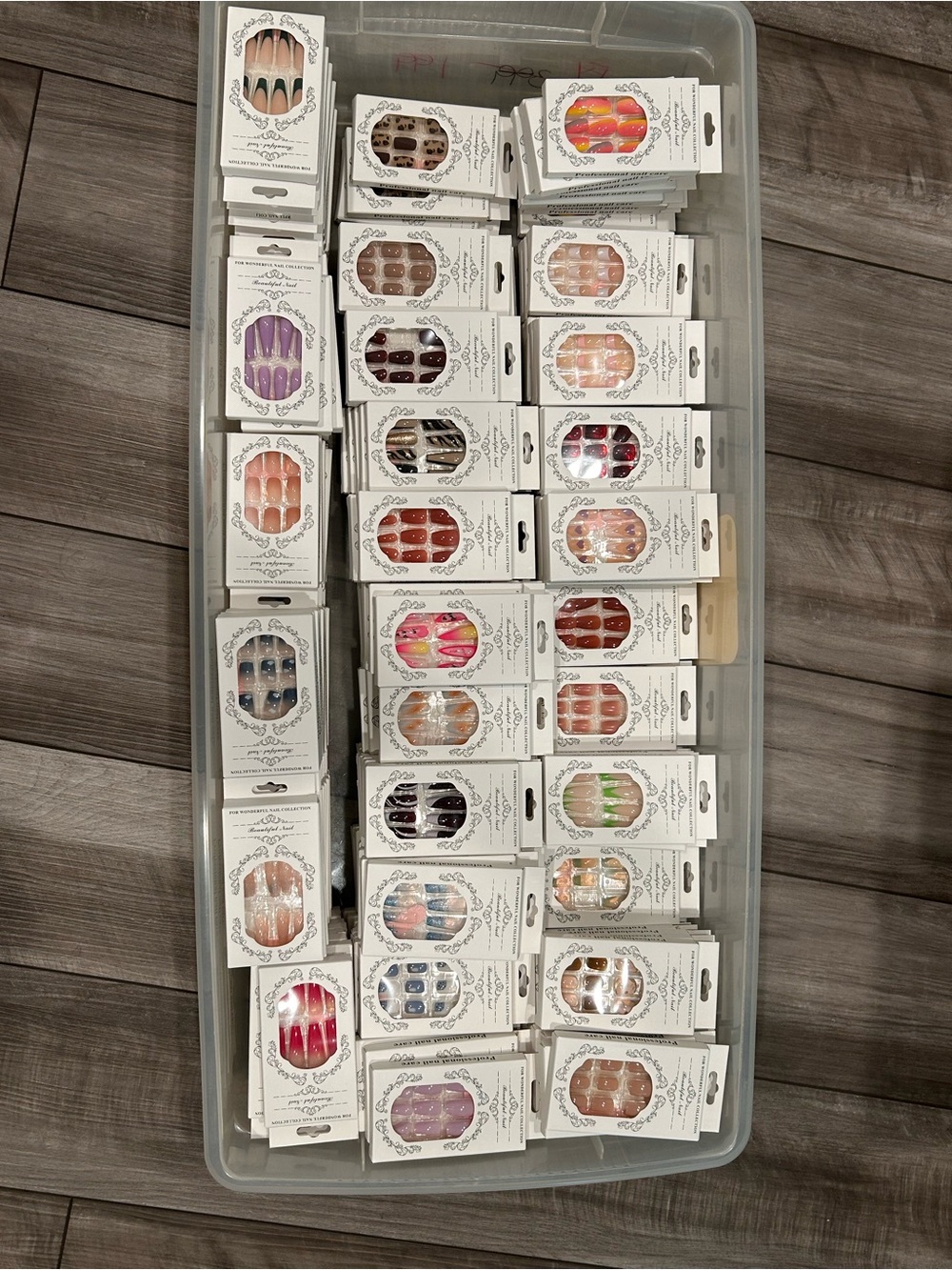 SOLD Bulk Boxed Press-On Nail Sets — Mixed Colors & Designs